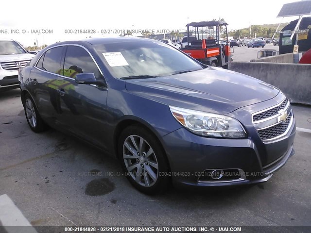 1G11E5SA4DF226644 - 2013 CHEVROLET MALIBU 2LT GRAY photo 1