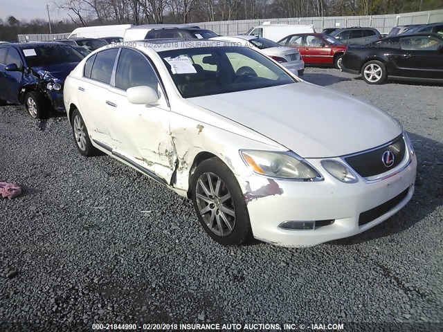 JTHCH96S060011378 - 2006 LEXUS GS GENERATION 200 300 WHITE photo 1