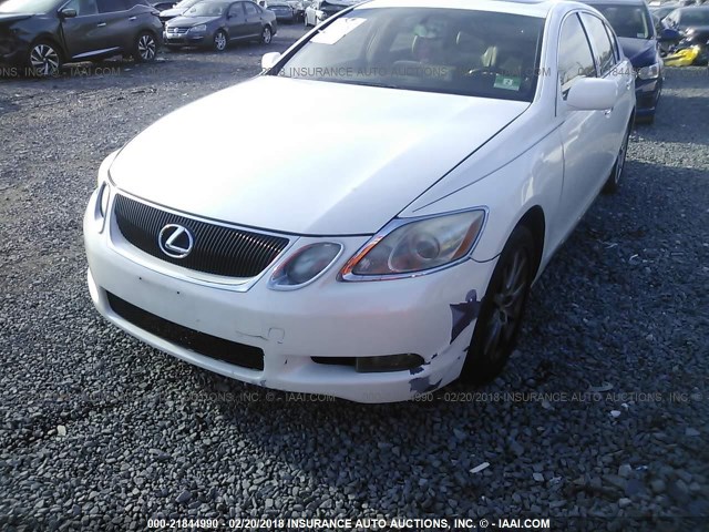 JTHCH96S060011378 - 2006 LEXUS GS GENERATION 200 300 WHITE photo 2