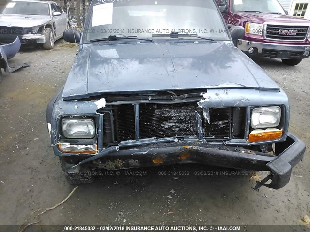 1J4FJ68SXWL132944 - 1998 JEEP CHEROKEE SPORT/CLASSIC ლურჯი ფოტო 6