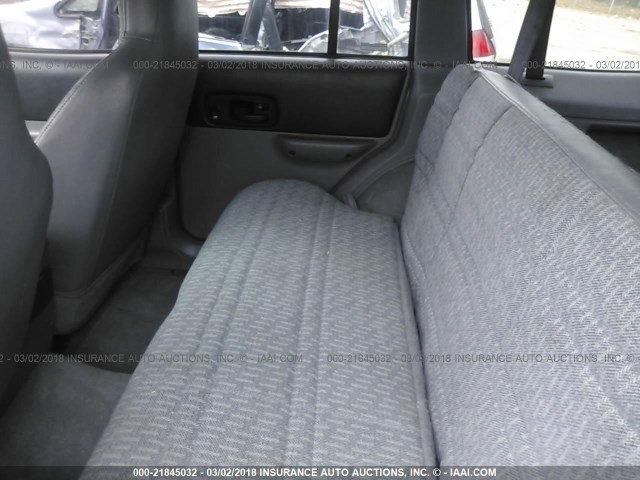 1J4FJ68SXWL132944 - 1998 JEEP CHEROKEE SPORT/CLASSIC ლურჯი ფოტო 8