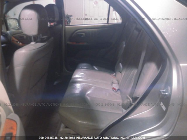 JTJHF10U220291367 - 2002 LEXUS RX 300 TAN photo 8