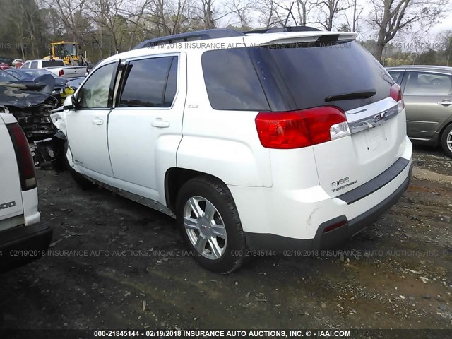 2GKALREK3F6359258 - 2015 GMC TERRAIN SLE WHITE photo 3