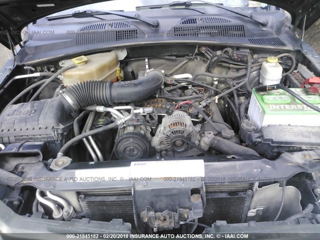 1J4GL48KX7W650667 - 2007 JEEP LIBERTY SPORT 绿色 照片 10