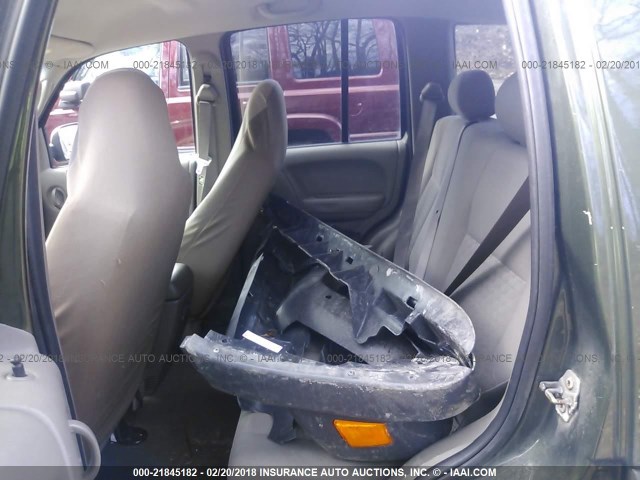 1J4GL48KX7W650667 - 2007 JEEP LIBERTY SPORT 绿色 照片 8