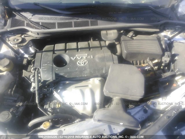 4T1BF3EK5AU005638 - 2010 TOYOTA CAMRY SE/LE/XLE SILVER photo 10