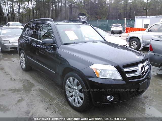 WDCGG8HB6CF856056 - 2012 MERCEDES-BENZ GLK 350 4MATIC BLACK photo 1