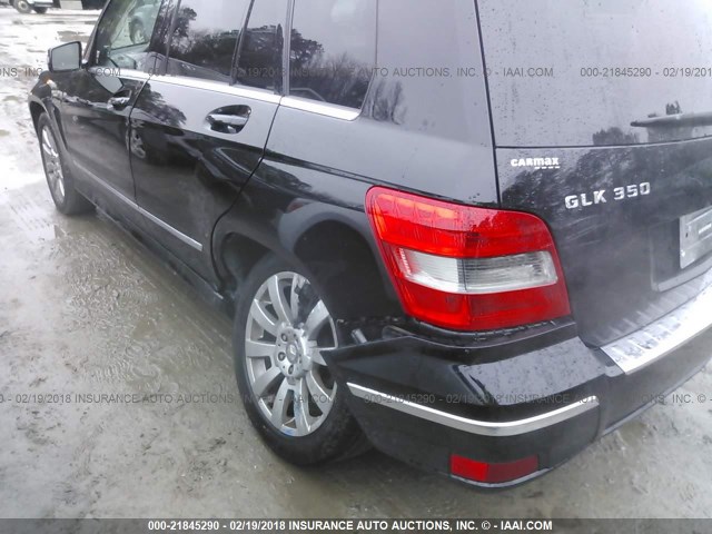 WDCGG8HB6CF856056 - 2012 MERCEDES-BENZ GLK 350 4MATIC BLACK photo 6