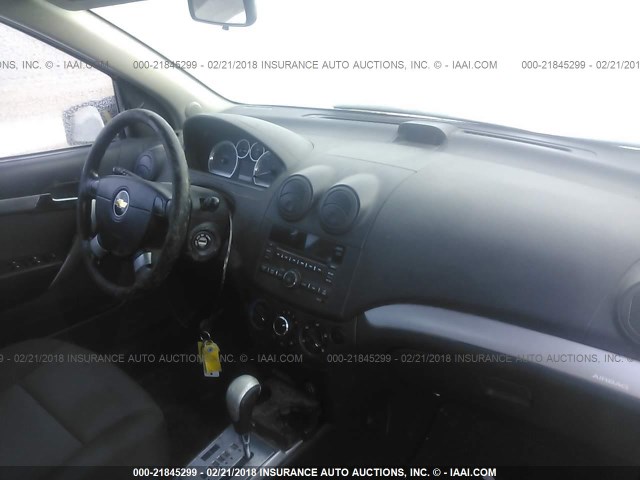 KL1TD5DE7BB126634 - 2011 CHEVROLET AVEO LS/LT 黄色 照片 5