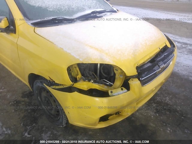 KL1TD5DE7BB126634 - 2011 CHEVROLET AVEO LS/LT 黄色 照片 6