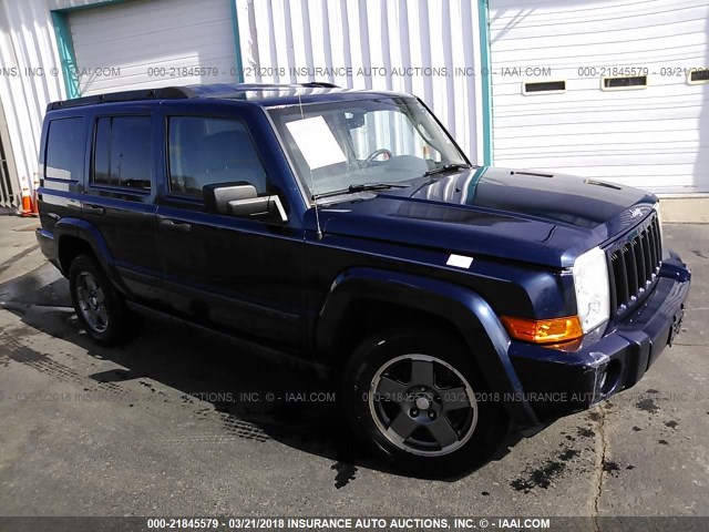 1J8HG48KX6C134414 - 2006 JEEP COMMANDER BLUE photo 1