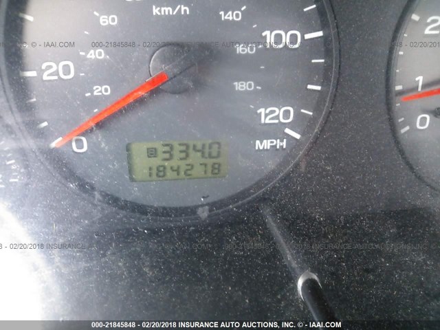 JF1SF65692H723279 - 2002 SUBARU FORESTER S SILVER photo 7