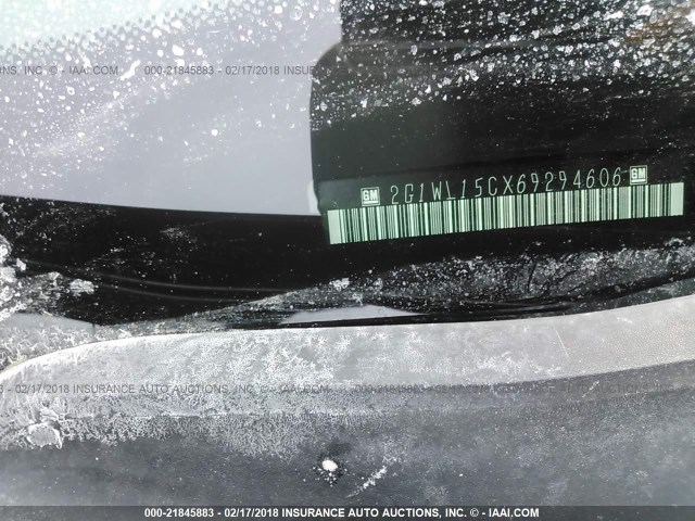 2G1WL15CX69294606 - 2006 CHEVROLET MONTE CARLO SS 黑色 照片 9