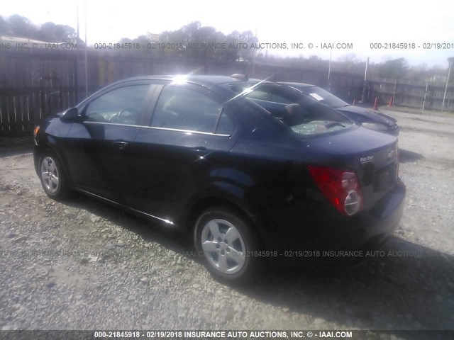 1G1JA5SH9G4151058 - 2016 CHEVROLET SONIC 黑色 照片 3