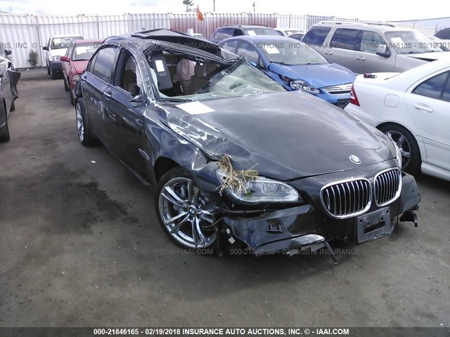 WBAYE8C5XDD132284 - 2013 BMW 750 LI BLACK photo 1