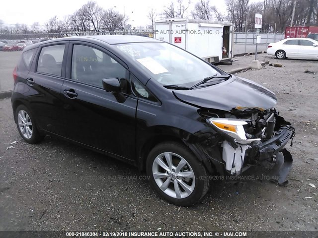 3N1CE2CP7FL436751 - 2015 NISSAN VERSA NOTE S/S PLUS/SV/SL/SR BLACK photo 1