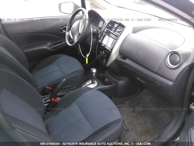 3N1CE2CP7FL436751 - 2015 NISSAN VERSA NOTE S/S PLUS/SV/SL/SR BLACK photo 5