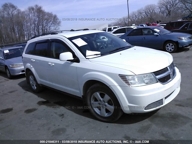 3D4GG57V39T599567 - 2009 DODGE JOURNEY SXT WHITE photo 1