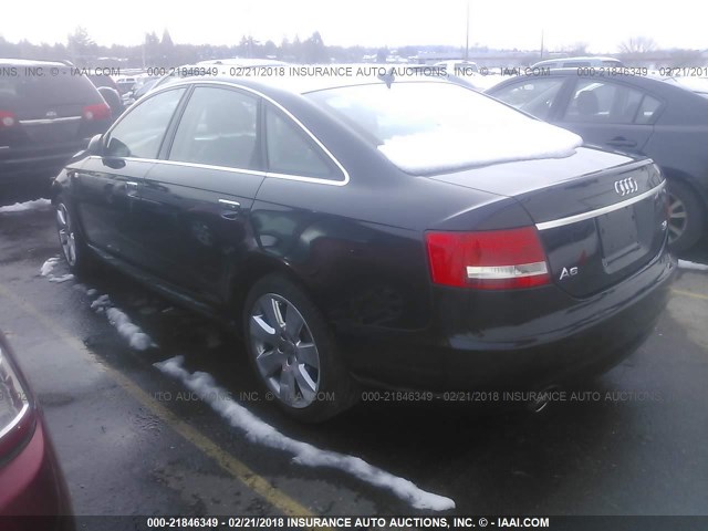 WAUDH74F88N058449 - 2008 AUDI A6 3.2 QUATTRO BLACK photo 3