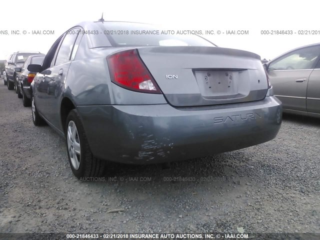 1G8AJ58F57Z162441 - 2007 SATURN ION LEVEL 2 GRAY photo 6