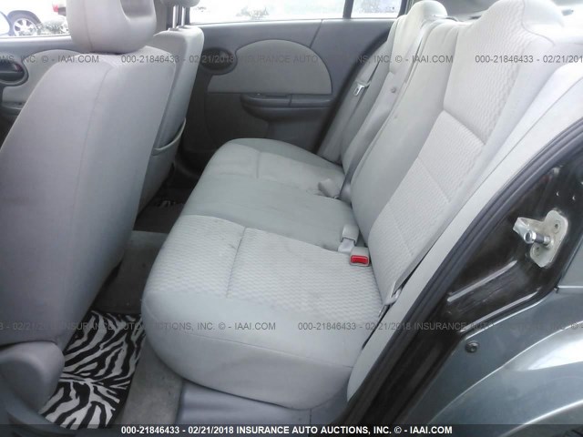 1G8AJ58F57Z162441 - 2007 SATURN ION LEVEL 2 GRAY photo 8