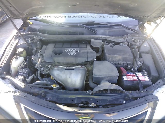 4T4BF3EK8AR008670 - 2010 TOYOTA CAMRY SE/LE/XLE BLACK photo 10