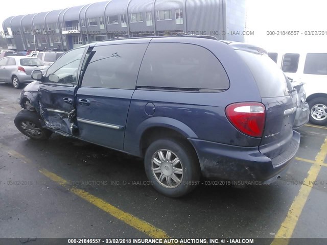 2A4GP54L46R737786 - 2006 CHRYSLER TOWN & COUNTRY TOURING BLUE photo 3