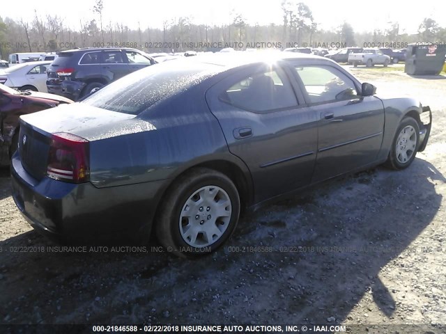 2B3KA43G57H757795 - 2007 DODGE CHARGER SE/SXT Dark Blue photo 4