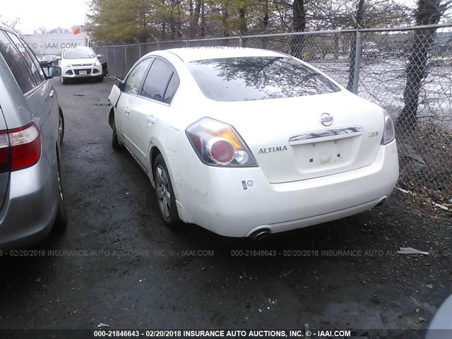 1N4AL21E58N530261 - 2008 NISSAN ALTIMA 2.5/2.5S WHITE photo 3