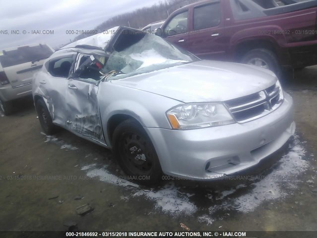 1B3BD4FBXBN537446 - 2011 DODGE AVENGER EXPRESS 银色 照片 1