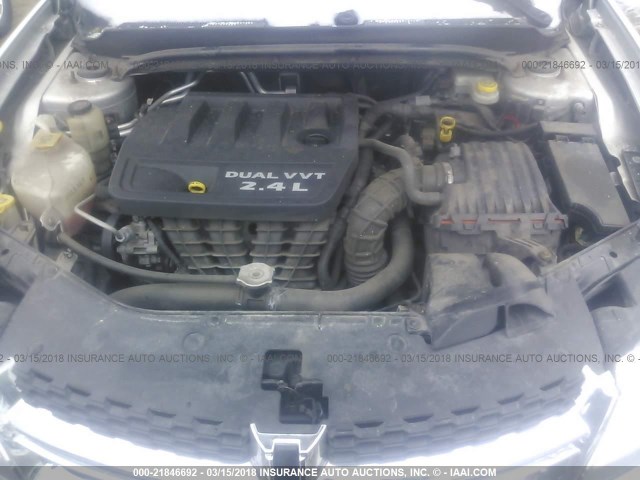 1B3BD4FBXBN537446 - 2011 DODGE AVENGER EXPRESS 银色 照片 10