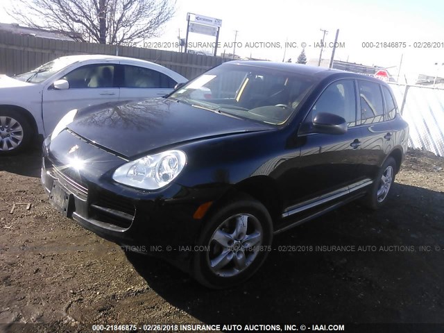 WP1AB29PX6LA68290 - 2006 PORSCHE CAYENNE S BLACK photo 2