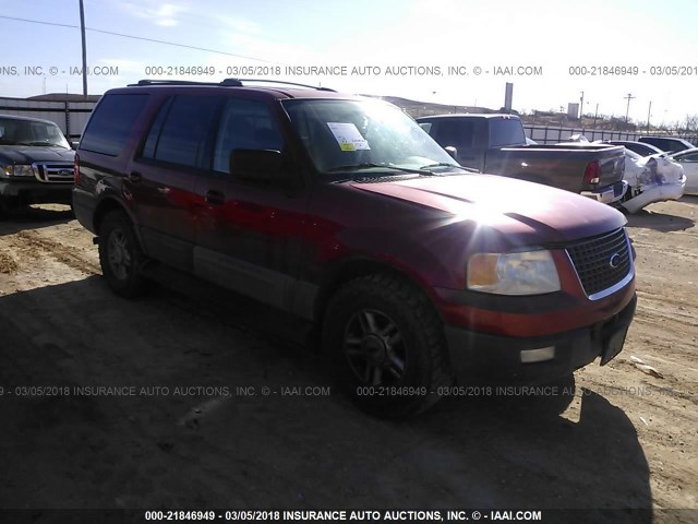 1FMRU15W74LB24460 - 2004 FORD EXPEDITION XLT RED photo 1