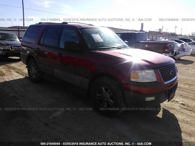 1FMRU15W74LB24460 - 2004 FORD EXPEDITION XLT 红色 照片 1