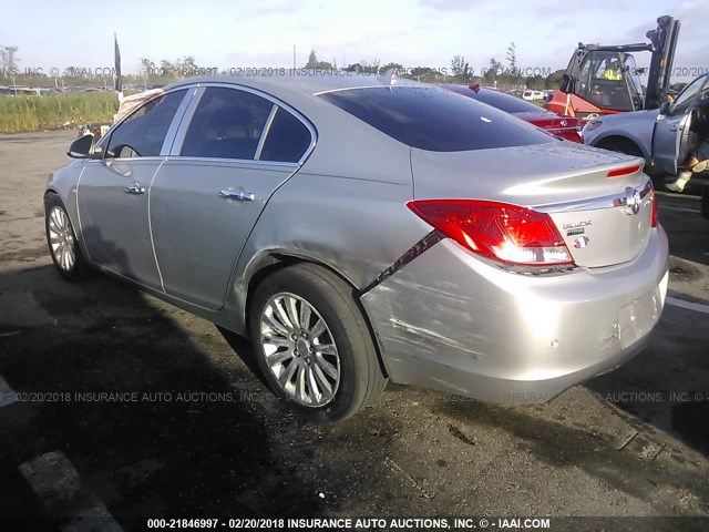 W04GX5GV1B1092770 - 2011 BUICK REGAL CXL SILVER photo 6