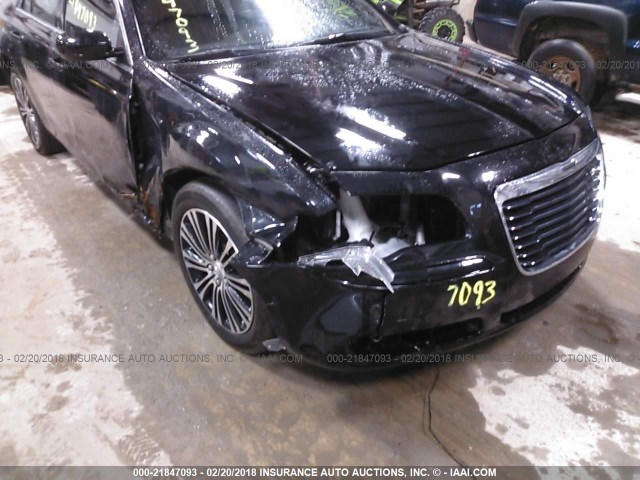 2C3CCAGG3DH505260 - 2013 CHRYSLER 300 S BLACK photo 6