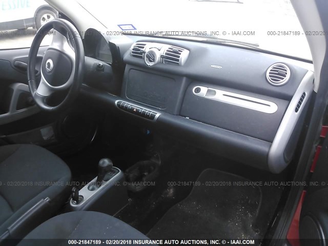 WMEEJ3BA8CK569439 - 2012 SMART FORTWO PURE/PASSION RED photo 5