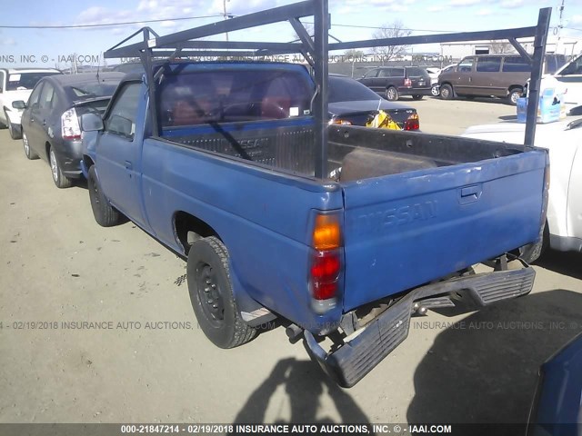 1N6SD11S2NC327618 - 1992 NISSAN TRUCK SHORT WHEELBASE BLUE photo 3