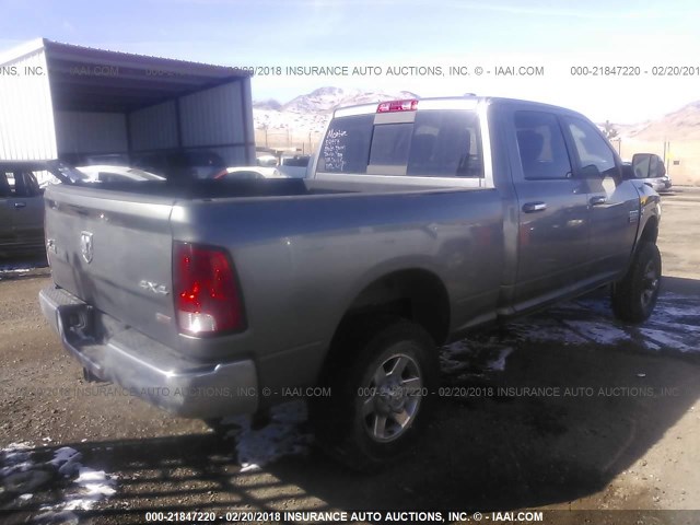 3C6UD5DL4CG182042 - 2012 DODGE RAM 2500 SLT GRAY photo 4