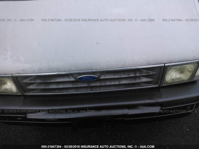 1FMDA31X4TZB85130 - 1996 FORD AEROSTAR WHITE photo 6