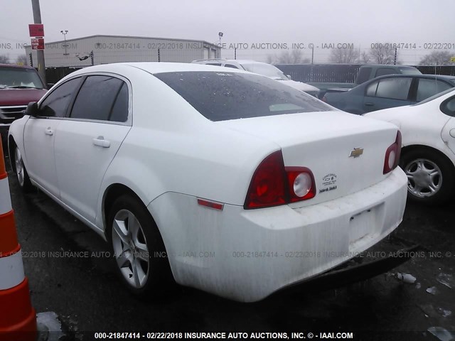 1G1ZA5E13BF348533 - 2011 CHEVROLET MALIBU LS 白色 照片 3