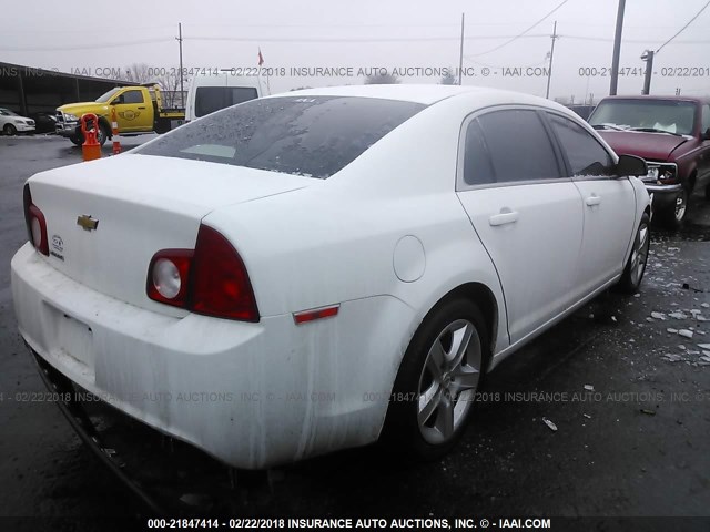 1G1ZA5E13BF348533 - 2011 CHEVROLET MALIBU LS 白色 照片 4