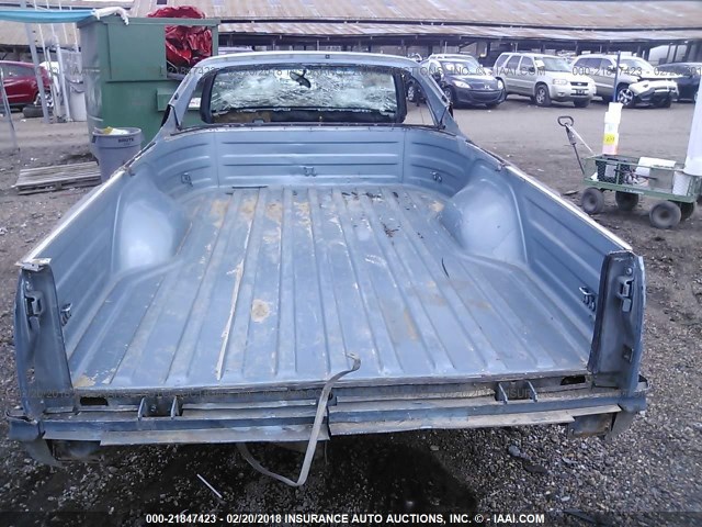 3GCCW80H3HS906549 - 1987 CHEVROLET EL CAMINO BLUE photo 8