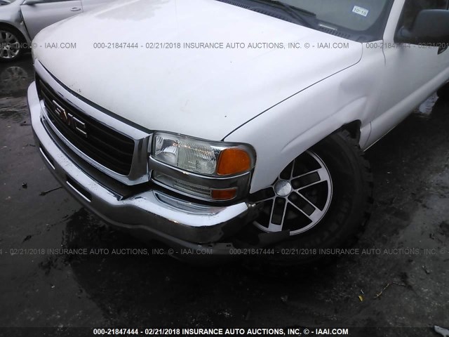 2GTEC19V841151972 - 2004 GMC NEW SIERRA C1500 WHITE photo 6