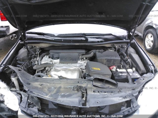 4T1BF1FKXFU872463 - 2015 TOYOTA CAMRY LE/XLE/SE/XSE BLACK photo 10