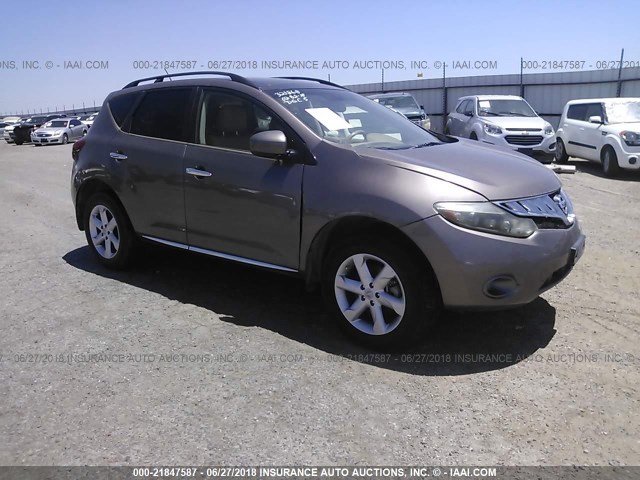 JN8AZ18U59W012067 - 2009 NISSAN MURANO S/SL TAN photo 1