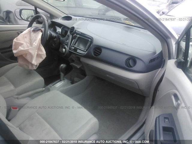 JHMZE2H71AS021613 - 2010 HONDA INSIGHT EX SILVER photo 5