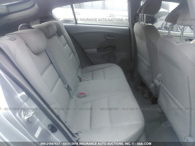 JHMZE2H71AS021613 - 2010 HONDA INSIGHT EX SILVER photo 8