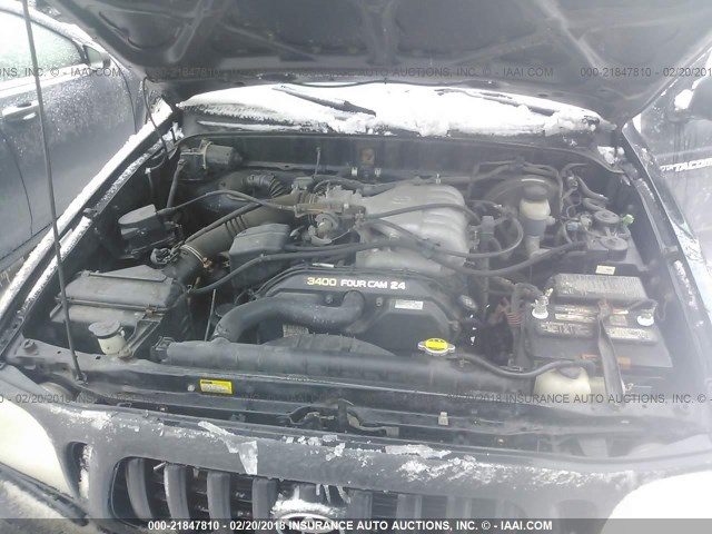 5TEGN92N81Z854054 - 2001 TOYOTA TACOMA DOUBLE CAB PRERUNNER BLACK photo 10