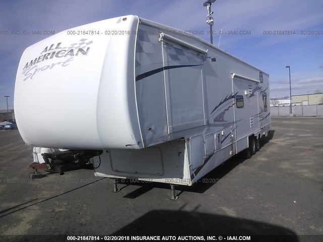 4X4FASR357W152485 - 2007 FOREST RIVER ALL AMERICAN SPORT  WHITE photo 2